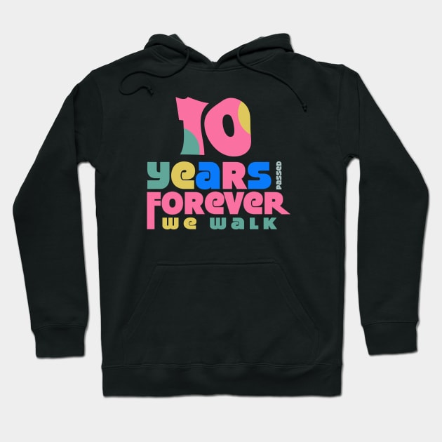 10 YEARS ANNIVERSARY Hoodie by papay_project